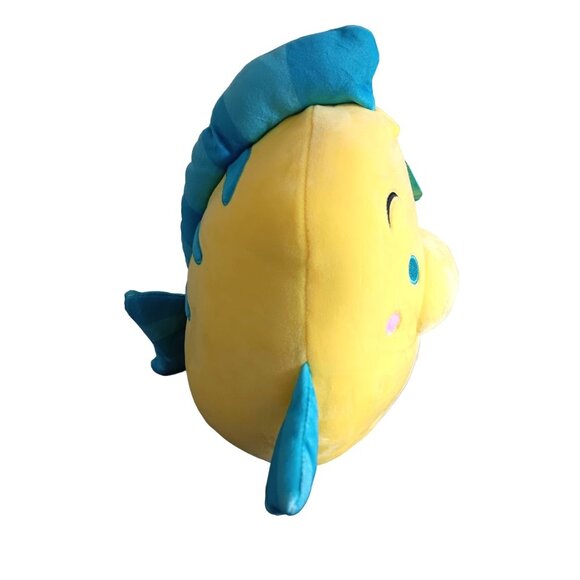 Disney Little Mermaid Flounder Plush Toy 10" Squishmallows Soft Cuddly Collectib - Picture 5 of 9